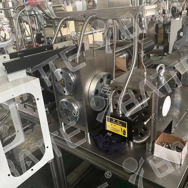 plastic extrusion melt pump