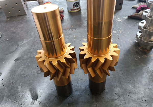 polymer melt pump gears