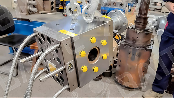 plastic sheet melt gear pump