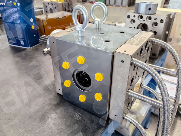 plastic extrusion melt gear pump