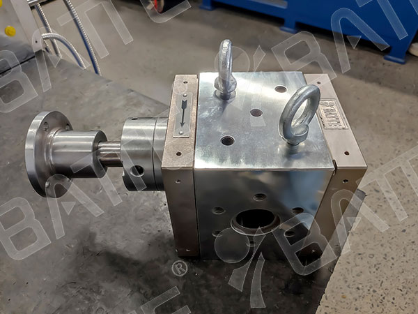 geomembrane plastic extrusion melt pump